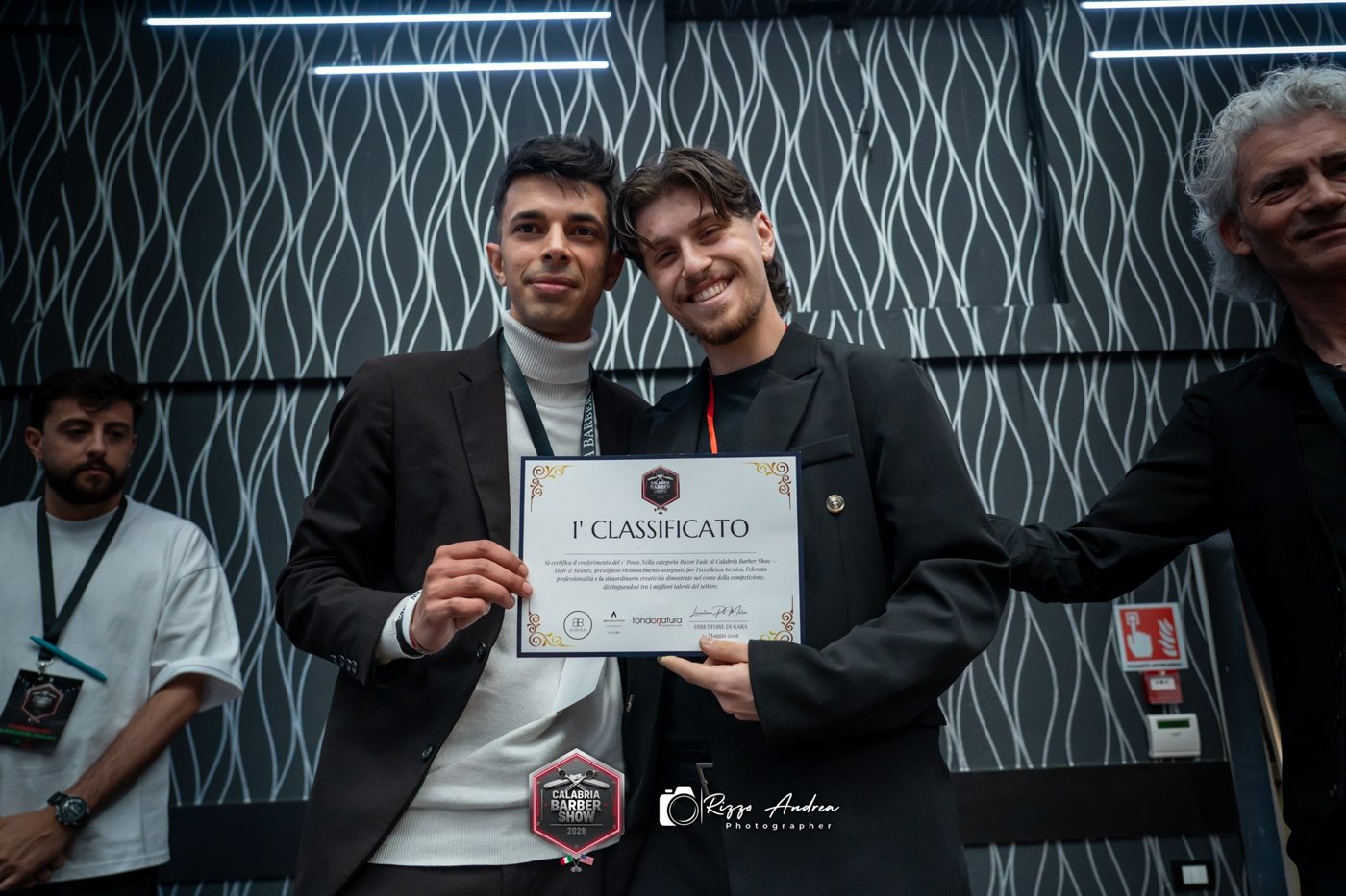 Alessandro Frangella — 1° classificato Acconciatura Donna, Calabria Barber Show 2026