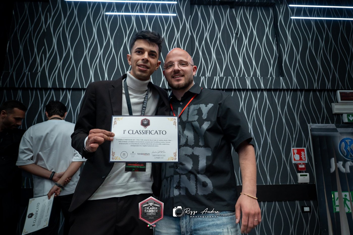 Vincenzo Luongo — 1° classificato Freestyle, Calabria Barber Show 2026